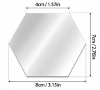 Hexagonal Wall Mirrors