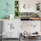 Acrylic Circle Ring Mirror Wall Decor