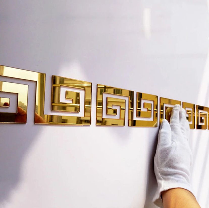 Border Versace Mirror Wall Sticker