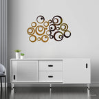 Acrylic Circle Ring Mirror Wall Decor